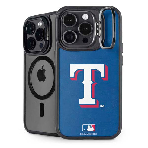 MLB Texas Rangers - Solid Distressed iPhone 16 Pro Kickstand Case